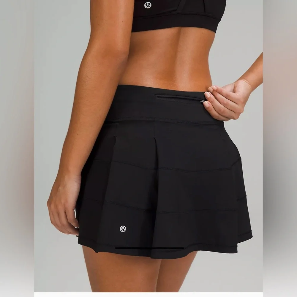 Lululemon Pace Rival Mid-Rise Skirt
Long , color Black size 10